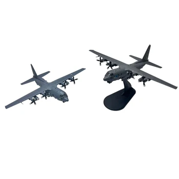1/200 Мащаб AC130 Air Gunship Heavy Ground Attack Aircraft Diecast Metal Airplane Plane Model Child Collection Gift Toy