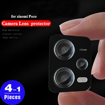 1-4Pcs HD камера обектив за xiaomi Poco C50 C51 C55 X4 F4 X3 F3 GT F5 X5 M5 M5s M4 pro 5G телефон екран протектор камера филм стъкло