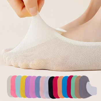 1 двойка жени лодка чорапи лято невидим петата с нехлъзгащи се дами тънък чорап високо качество еластични меки Sokken калцетини Sox