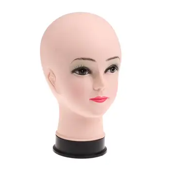 10'' Женски Manikin PVC главата модел перуки шапки магазин изложбени стойки