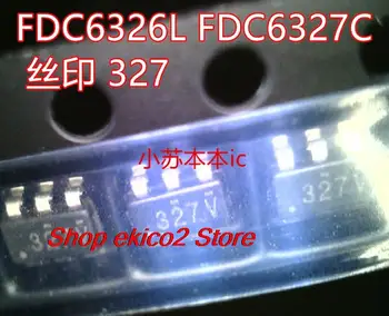 10pieces Оригинален състав FDC6326L FDC6327C СОТ23-6 327 МОС 20В 2.7А