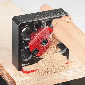1PC Регулируем дюбел Maker метричен 8mm-20mm с карбид острие електрически бормашина фрезоване дюбел кръгъл прът спомагателни дървообработващ инструмент