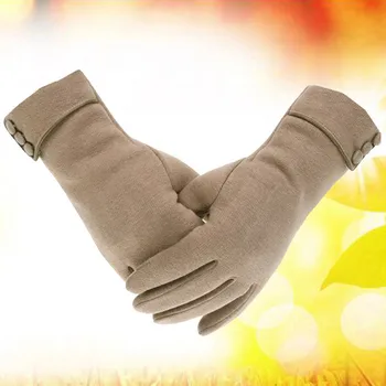 2023 Мода Дамски ръкавици Есен Зима Сладък космати топли ръкавици Пълен пръст ръкавици жени открит спорт Гант ръкавици сензорен екран