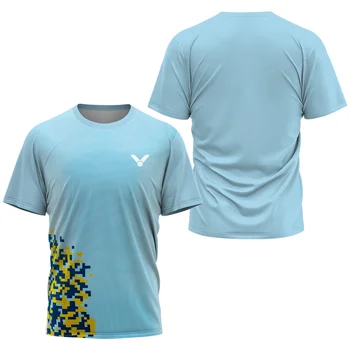 2024 Лято Нов мъжки бадминтон спортно облекло бутик дишаща голф облекло Babolat тенис тениска мъжки фитнес къс ръкав