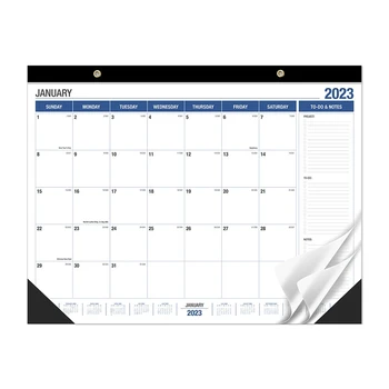 22In X 17In Настолен календар 2024 От януари 2024 г. до юни 2025 г. Настолен календар, стенен календар за дома, офиса, училището Издръжлив