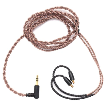 2X A2dc конектор чист меден кабел за слушалки Ath Cks1100 E40 E50 E70 Ls200 Ls300 Ls400 Ckr90 Ls70 слушалки