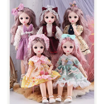 30cm кукла дрехи 1/6 BJD кукла мода принцеса рокля кукла аксесоари играчки за момичета