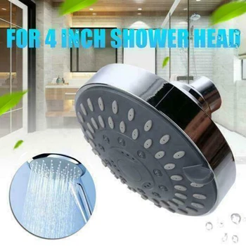 4 инчов високо налягане душ главата пръскачка 5 настройка регулируеми валежи стенен монтаж баня тела кранче резервни части
