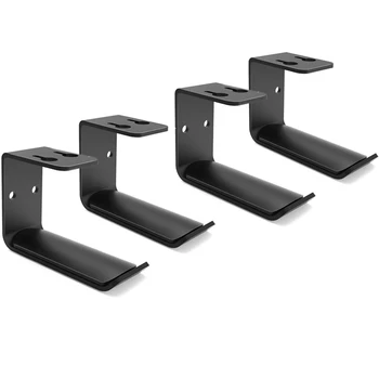 4Pack закачалка за слушалки под държач за кука за бюро за стена, под дизайн на маса, универсален за всички слушалки