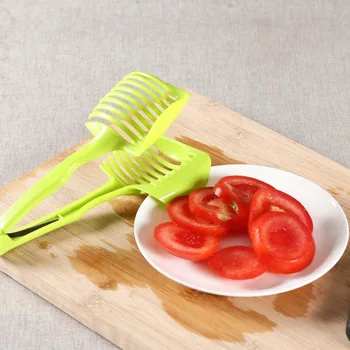 Bread Clip Пластмасови многофункционални Handheld лимон нарязване инструмент лук рязане Shreadder зеленчуци Кътър за зеленчуци Резачка за домати