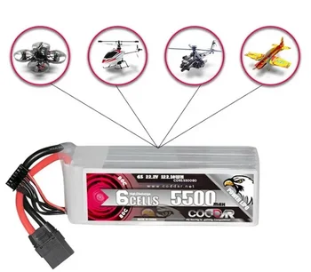 CODDAR 5500MAH 6S 22.2V 80C Align Helicopter 90 Ducted Fixed Wing Multi-Axis Модел LIPO