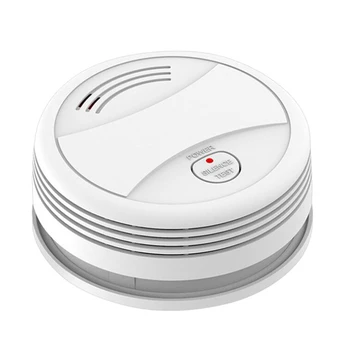 FULL-Tuya Интелигентен Wifi Strobe детектор за дим Безжичен сензор за пожар Tuya APP Control Office Home Smoke Fire Protection