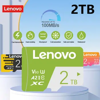 Lenovo SD / TF флаш карта с памет 2TB Micro TF SD карта клас10 SD карта с памет до 100MB / S SD карта за телефон Drone Безплатна доставка