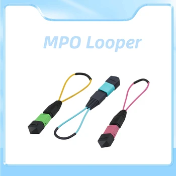 MPO едномодов/многомодов OM3/OM4 оптичен looper MPO8-ядрен 12-ядрен 24-ядрен loopback