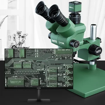 MaAnt XJ-1 XJ-2 4K микроскопска камера 3840x2160 1020x1080 стерео увеличение на рамката LED светлина дънна платка PCB заваряване микроскоп