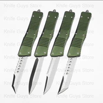 Micro OTF Tech Knife UT85 Hunter Series D2 Стоманено острие 58-59HRC Твърдост Авиационна алуминиева дръжка Външен нож за самозащита