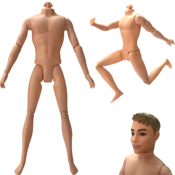 NK 11 Съвместно подвижно мъжко тяло за кукли 26 см Мъжки голи принц голи кукли DIY аксесоари детска подарък играчка
