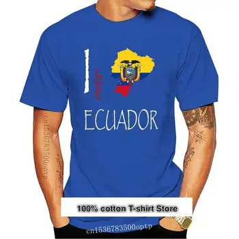 Nuevo 2021 gran oferta 100% algodón ECUADOR me encanta la cultura bandera T camisa TEES Tee camiseta
