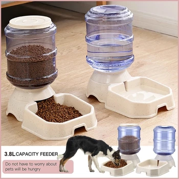 Pet Smart Feeder Waterer Cat Accessories Food Bowl Drinker for cats Water Automatic Dispenser Bowl cat Water Fountain For cat