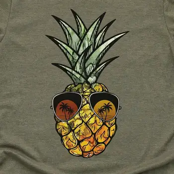 Pineapple T Shirt за жени Foodie Лято Сладурана Тя S Lover