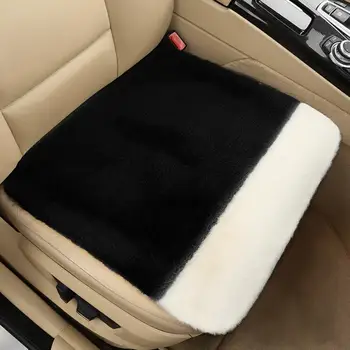 Seat възглавница плюшени бродерия седалка покрива декор Unfading студоустойчив без деформация зимна топлина столче за кола възглавници за автомобили