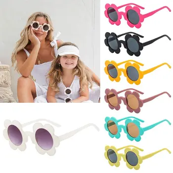 UV400 защита слънчогледови слънчеви очила сладък Y2K кръгли слънчеви очила цветни нюанси за роман дискотека / фестивал / парти / музикален фестивал