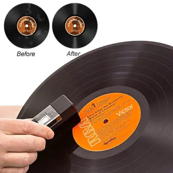 Vinyl Record Cleaner Anti Static Cleaning Brush Dust Remover Kits for Turntables