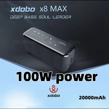 Xdobo X8 max 100w супер сгъстител преносим безжичен Bluetooth високоговорител TWS субуфер и 20000mah капацитет на батерията Caixa De Som