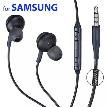 for SAMSUNG Note10 S8 S8+ S10 3.5mm Тип C Кабелни слушалки Музика Контрол на слушалките HD микрофон Call Headset