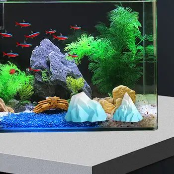 Аквариум айсберг декорация творчески аквариум декор симулация айсберг фигурка модел за дома риба резервоар градина аквариум офис