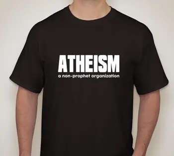 Атеизъм не-пророческа организация няма бог Тениска Анти религия Атеист evolut дълги ръкави