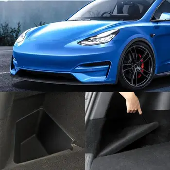 Гореща продажба за Tesla Модел Y Задна кутия за съхранение на багажника Джоб Водоустойчиво съхранение без мирис Аксесоари за интериорна модификация на автомобила