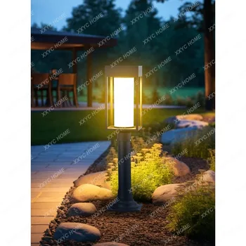 Градинска лампа Външна водоустойчива градинска лампа Вила Power-on двор лампа за косене на трева