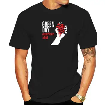 Дамска тениска Summer Fashion известна група Green Day Printing Къс ръкав All-match O-образно деколте Черно сиво Casual top tee woman