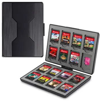 За превключвател игра касета касета кутия за съхранение 12/16/24 NS голям капацитет магнитна кутия за съхранение дропшипинг
