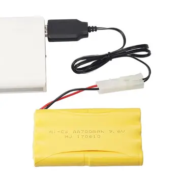 Зареждане кабел батерия USB зарядно Ni-Cd Ni-MH батерии пакет KET-2P щепсел адаптер 9.6V 250mA изход играчки кола 37JE