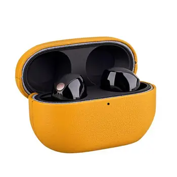 Защитно покритие за слушалки Прахоустойчив водоустойчив кожен кожен ръкав за слушалки Sony WF-1000XM5 Аксесоари за ежедневни домове