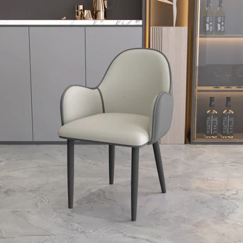 Италиански столове за хранене стил тапицирани бели ретро акцент хол столове бар трон модерен muebles cocina стая декор