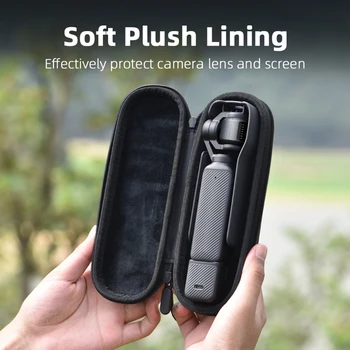 Калъф за носене на камера за пътуване Защитна чанта за съхранение с висяща каишка карабинер за DJI OSMO джоб 3 аксесоари