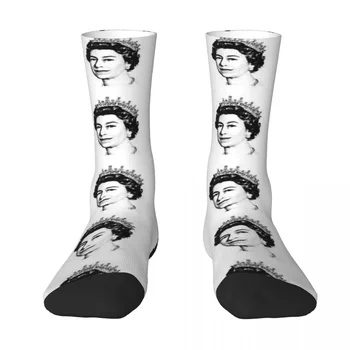 Кралица Елизабет чорапи Harajuku супер меки чорапи всички сезонни дълги чорапи аксесоари за унисекс подарък за рожден ден