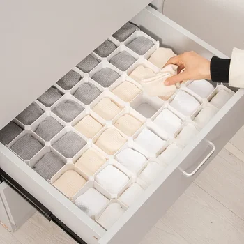 Кутия за съхранение на чорапи, домакинско чекмедже, преграда и организационна кутия, артефакт за съхранение на свободна комбинация, решетка за чорап на дял
