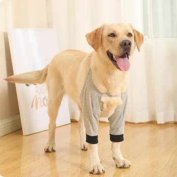 Куче лакът протектор куче предни скоби за крака с еластична лента съвместни защита ръкав куче коляното скоба за малки средни големи куче