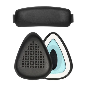 Лесно сменяеми подложки за уши Греди за слушалки Meka Dva По-дебели калъфи от пяна Дишащи наушници Ръкави Лента за глава