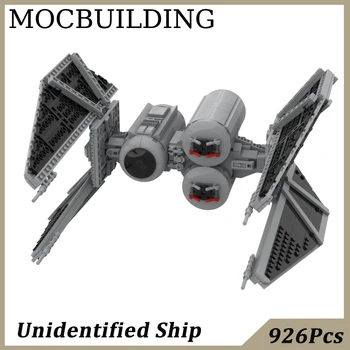 Неидентифициран космически кораб игра модел MOC градивни блокове дисплей строителни играчки рожден ден подарък колекция коледни подаръци