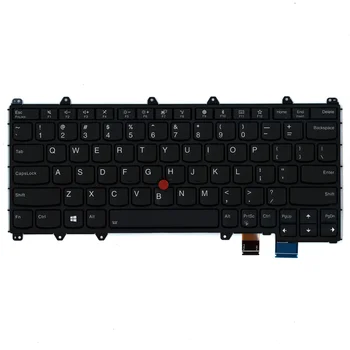 Нова оригинална английска клавиатура с подсветка за Lenovo ThinkPad Yoga 370 US клавиатура с подсветка FRU 01AV675 01EN386