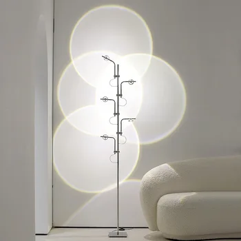  Околна подова лампа Nordic Light Luxury Art Sunset Projection Всекидневна Диван Стена Ъгъл LED лампа Светлини Настолна лампа