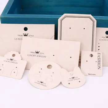 Персонализиран продукт、Fancy бижута фиба опаковка обица дисплей карта потребителски дисплей карти Колие