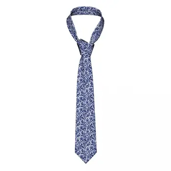 Персонализирана Уилям Морис магарешки бодил дамаска вратовръзка мъжка мода коприна флорални текстилни модел вратовръзка за бизнес