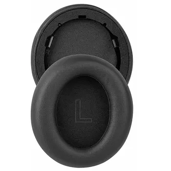 Подмяна на подложки за уши за Anker Soundcore Life Q30 / Q35 протеинови кожени слушалки за уши (черни)
