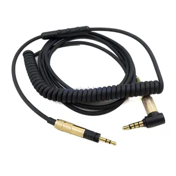 Резервен кабелен удължителен кабел за инерция HD4.30 слушалки По-добри звукови диапазони Стерео кабел за слушалки 130cm E8BA